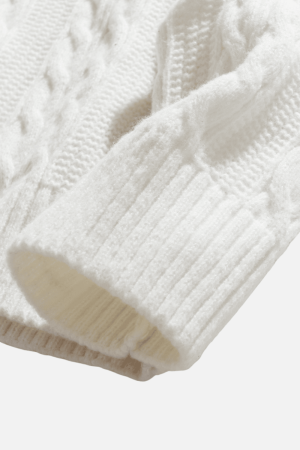 Style Core Aesthetics, New Style Trends Cable Knit Crewneck Sweater