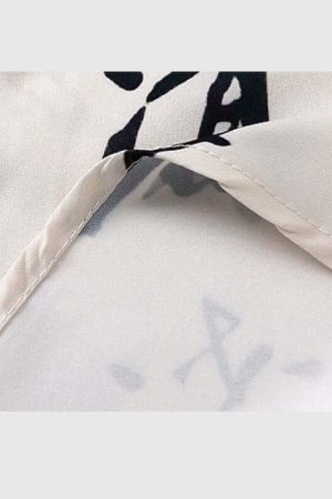 Style Core Aesthetics, New Style Trends Calligraphy Print Shirts