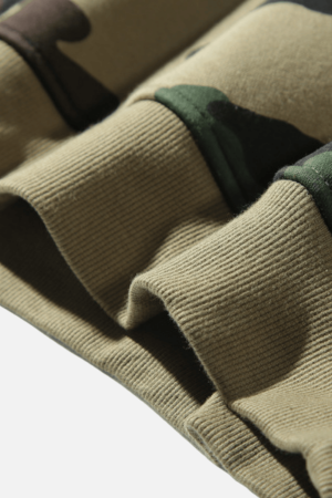 Style Core Aesthetics, New Style Trends Camo Loose Casual Hoodie