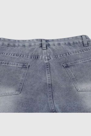 Style Core Aesthetics, New Style Trends Camouflage Patchwork Jeans