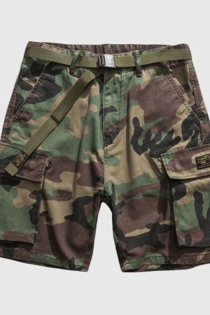 Style Core Aesthetics, New Style Trends Camouflage Pocket Cargo Shorts
