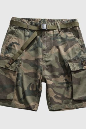Style Core Aesthetics, New Style Trends Camouflage Pocket Cargo Shorts