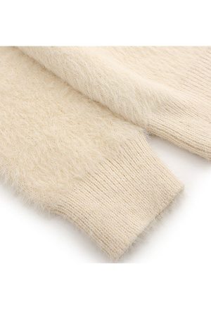 Style Core Aesthetics, New Style Trends Carrot & Rabbit Pattern Fuzzy Sweater