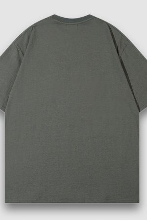 Style Core Aesthetics, New Style Trends Cartoon Cat Pattern Patch Tee