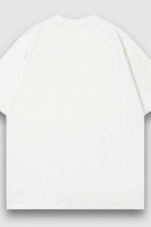 Style Core Aesthetics, New Style Trends Cartoon Cat Pattern Patch Tee