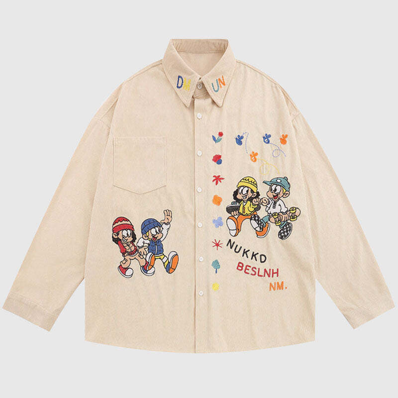 Style Core Aesthetics, New Style Trends Cartoon Characters Shirts