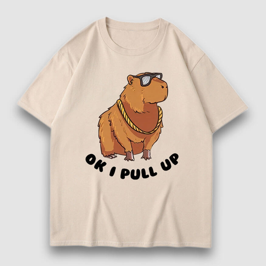 Style Core Aesthetics, New Style Trends Cartoon Cute Harajuku Style Print Tee