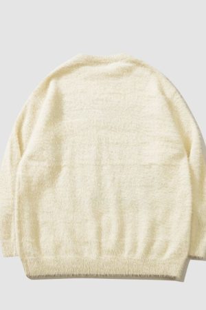 Style Core Aesthetics, New Style Trends Cartoon Doll Embroidered Pullover