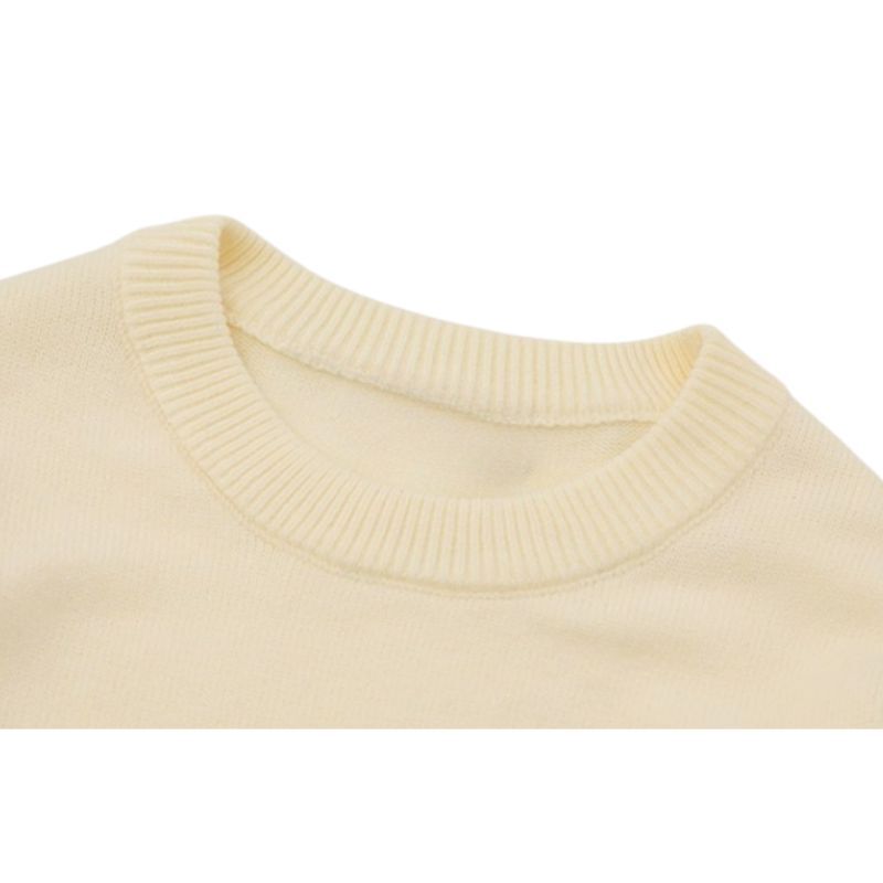 Style Core Aesthetics, New Style Trends Cartoon Dragon Embroidered Knit Sweater Style Core Aesthetics, New Style Trends Cartoon Dragon Embroidered Knit Sweater