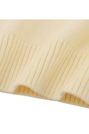 Style Core Aesthetics, New Style Trends Cartoon Dragon Embroidered Knit Sweater