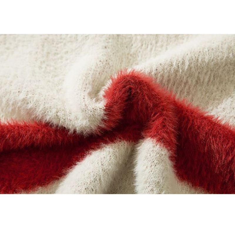 Style Core Aesthetics, New Style Trends Cartoon Dragon Striped Versatile Knit Sweater Style Core Aesthetics, New Style Trends Cartoon Dragon Striped Versatile Knit Sweater