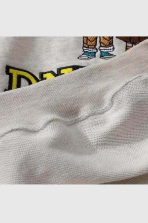 Style Core Aesthetics, New Style Trends Cartoon Embroidered Sweatshirt