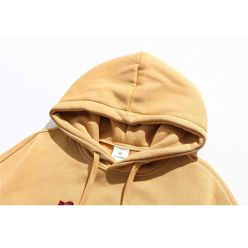 Style Core Aesthetics, New Style Trends Cartoon Embroidery Hoodie Style Core Aesthetics, New Style Trends Cartoon Embroidery Hoodie