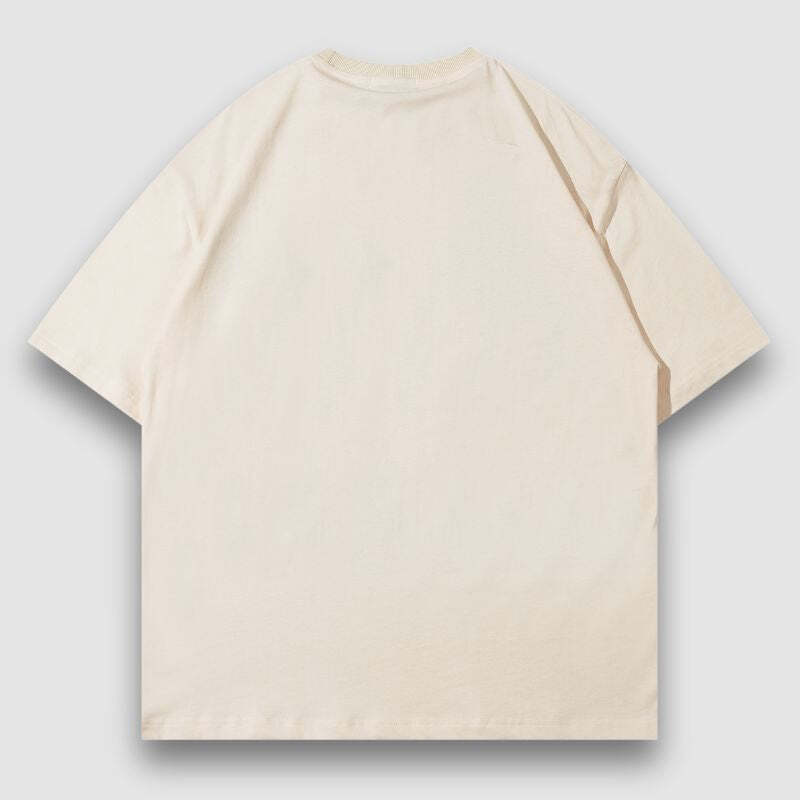 Style Core Aesthetics, New Style Trends Cartoon Skull Printed Tee Style Core Aesthetics, New Style Trends Cartoon Skull Printed Tee