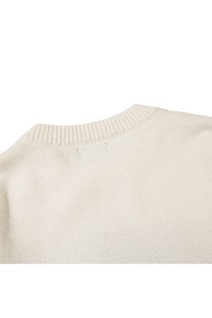 Style Core Aesthetics, New Style Trends Cartoon Spotted Dinosaur Embroidered Pullover