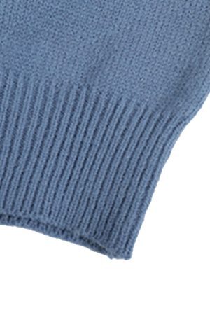 Style Core Aesthetics, New Style Trends Cartoon Sun Graffiti Knit Sweater