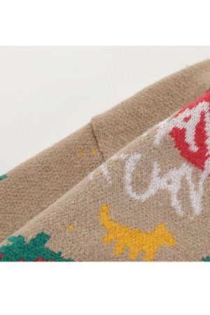 Style Core Aesthetics, New Style Trends Cartoon Tomato Pattern Sweater