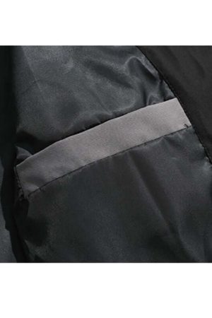 Style Core Aesthetics, New Style Trends Casual Color-Block Baseball Jacket