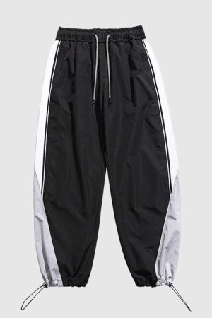 Style Core Aesthetics, New Style Trends Casual Colorblock Jogger Pants