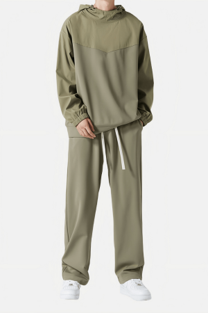 Style Core Aesthetics, New Style Trends Casual Colorblock Two Piece Set