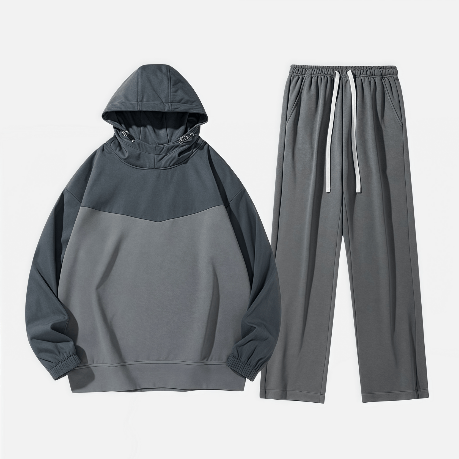 Style Core Aesthetics, New Style Trends Casual Colorblock Two Piece Set