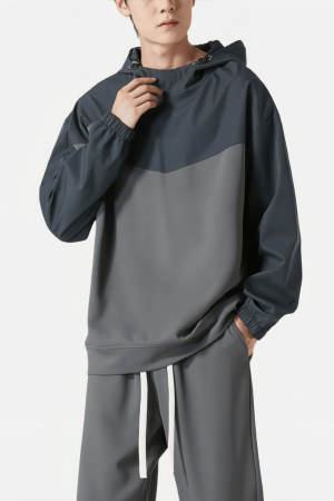 Style Core Aesthetics, New Style Trends Casual Colorblock Two Piece Set