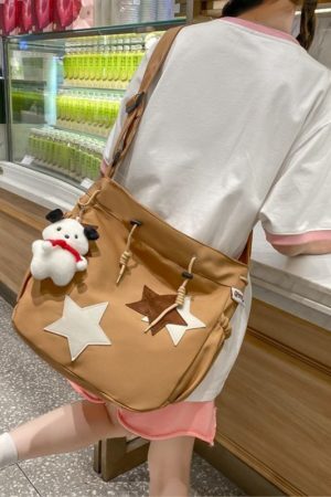 Style Core Aesthetics, New Style Trends Casual Contrast Shoulder Bag