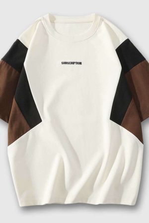 Style Core Aesthetics, New Style Trends Casual Contrast Tee