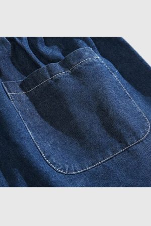 Style Core Aesthetics, New Style Trends Casual Denim Shirt Set