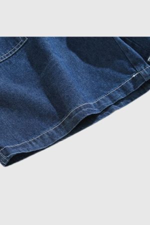 Style Core Aesthetics, New Style Trends Casual Denim Shirt Set