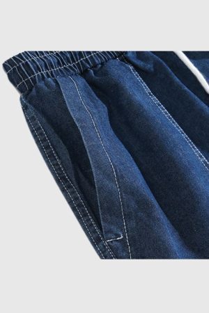 Style Core Aesthetics, New Style Trends Casual Denim Shirt Set