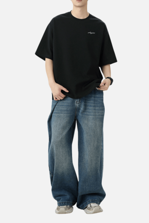 Style Core Aesthetics, New Style Trends Casual Embroidered Tee