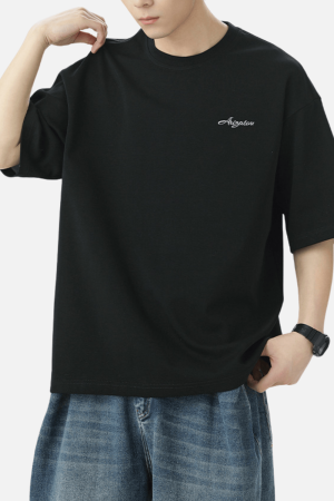Style Core Aesthetics, New Style Trends Casual Embroidered Tee