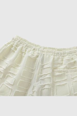 Style Core Aesthetics, New Style Trends Casual Solid Plaid Shorts