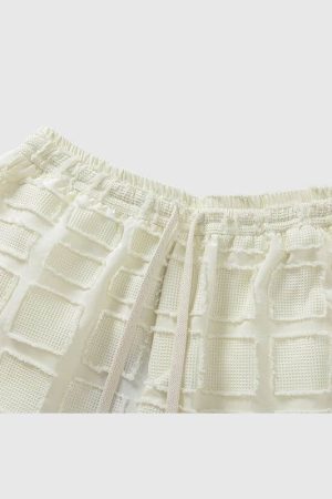 Style Core Aesthetics, New Style Trends Casual Solid Plaid Shorts