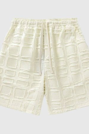 Style Core Aesthetics, New Style Trends Casual Solid Plaid Shorts