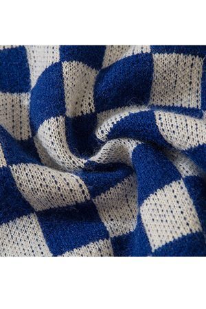 Style Core Aesthetics, New Style Trends Checkerboard Hooded Sweater