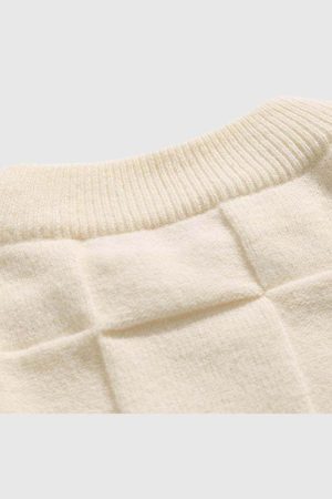 Style Core Aesthetics, New Style Trends Chessboard Knit Sweater