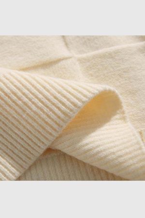 Style Core Aesthetics, New Style Trends Chessboard Knit Sweater