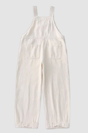 Style Core Aesthetics, New Style Trends Chic Floral Embroidery Bow Dungarees