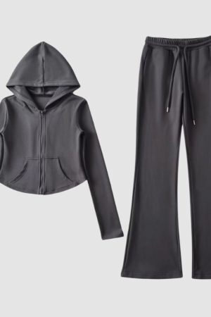 Style Core Aesthetics, New Style Trends Chic hooded tracksuit set