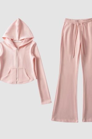 Style Core Aesthetics, New Style Trends Chic hooded tracksuit set