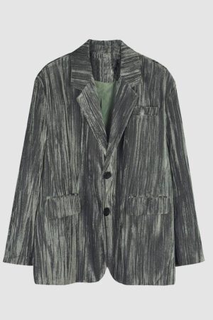 Style Core Aesthetics, New Style Trends Chic Print Leisure Blazer