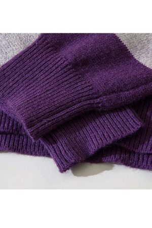 Style Core Aesthetics, New Style Trends Chic Turndown Collar Striped Cropped Sweater