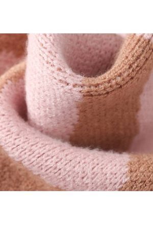 Style Core Aesthetics, New Style Trends Childlike Landscape Illustration Jacquard Cardigan Sweater