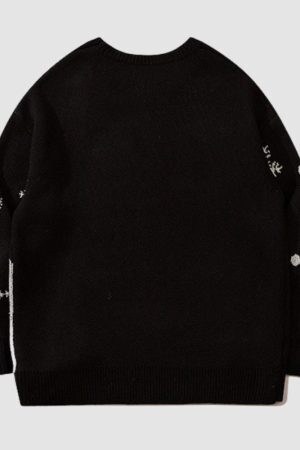 Style Core Aesthetics, New Style Trends Christmas Bear Jacquard Pullover