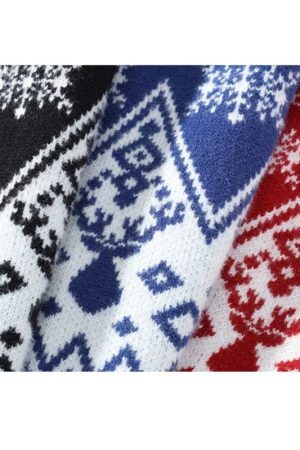 Style Core Aesthetics, New Style Trends Christmas Pattern Lazy Sweater