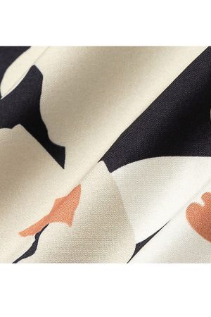 Style Core Aesthetics, New Style Trends Chrysanthemums Print Summer Shirt