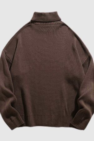 Style Core Aesthetics, New Style Trends Chunky Knit Turtleneck Sweater