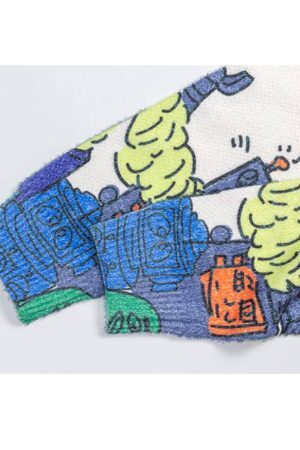 Style Core Aesthetics, New Style Trends City Monster Print Sweater